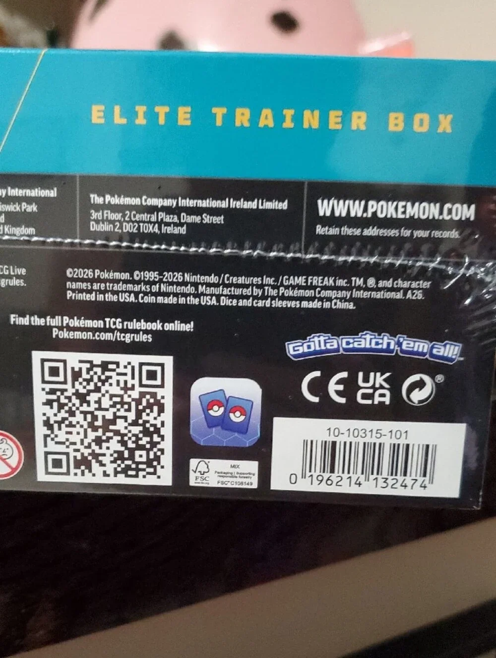 POKEMON ELITE TRAINER BOX Mega Evolution ASCENDED HEROS 2026 Trading Card Game